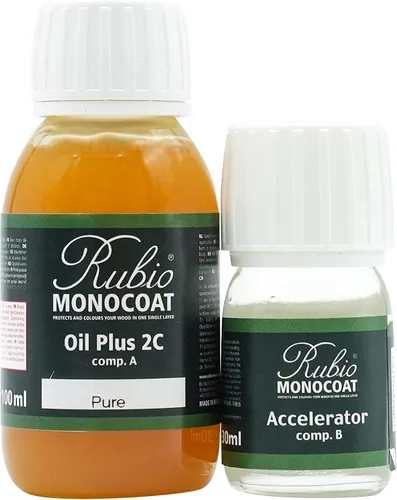 Vista 18 de Rubio Monocoat Tinte y acabado para madera de 650 pies cuadrados - Niebla 5% Oil Plus 2C Aceite de linaza ecológico de secado rápido
