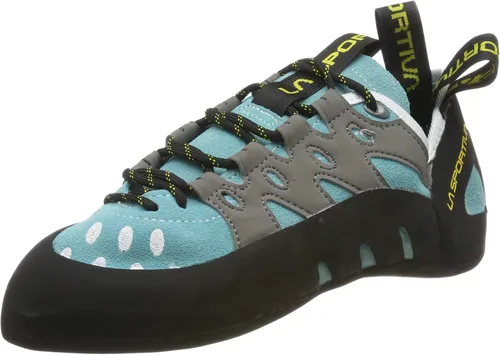 Vista 12 de La Sportiva Zapatos de escalada Tarantulace para mujer Topacio/Ciruela Roja