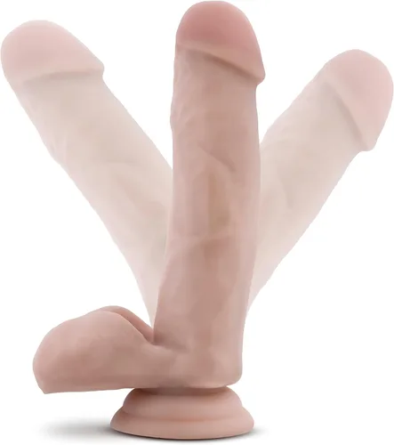 Vista 4 de Blush Coverboy - The Pool Boy - Consolador realista de 7 pulgadas - Base de ventosa para jugar manos libres - Juguete sexual para adultos