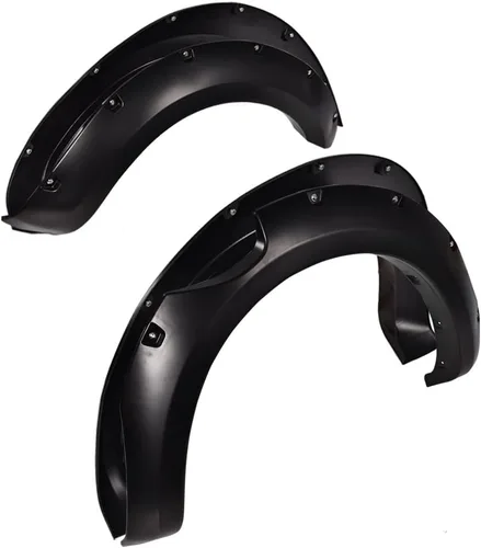 Vista 12 de CHEDA Guardabarros compatibles con Ford F150 2018-2020, color negro, estilo de fábrica, texturizado, pintables, 4
