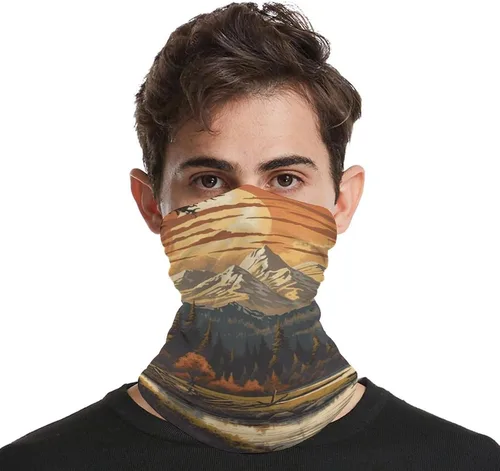 Vista 4 de Great Outdoors Neck Gaiter for Men Women Upf 50+ Sun Protection Balaclava Face Mask Cover Moisture Wicking & Quick Dry Neckerchief Seamless Ski Mask