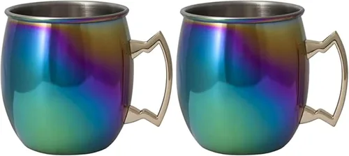 Vista 7 de Houdini Noir Moscow Mule Hammer Taza 18 onzas