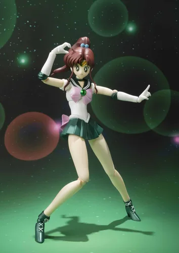 Vista 5 de Tamashii Nations Bandai S.H. Figuarts Sailor Jupiter Sailor Moon Figura de acción