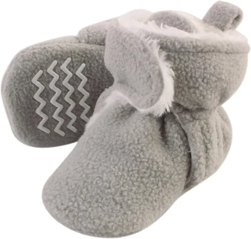 Vista 11 de Hudson Baby Botines unisex de forro polar y sherpa sintético para bebé Oso