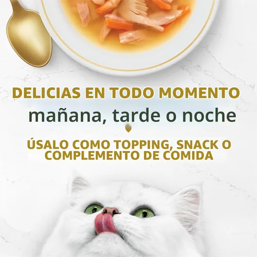 Vista 4 de Purina Fancy Feast Broths Adulto Wet - complemento de comida para gato, paquete variado