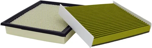 Vista 4 de Juego de filtro de aire de motor y filtro de aire de cabina compatible con modelos Ford Lincoln 2015-2025 F-150 2.7L 3.0L 3.3L 3.5L 5.0L, 18-24