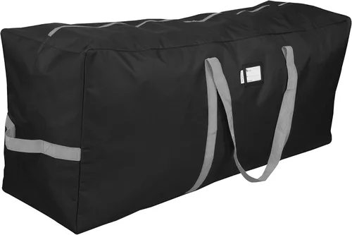 Vista 7 de Bolsa de almacenamiento para árbol de Navidad que se adapta hasta a 2 m Árbol navideño desmontado de 50 x 15 x 20 pulgadas, contenedor, caja
