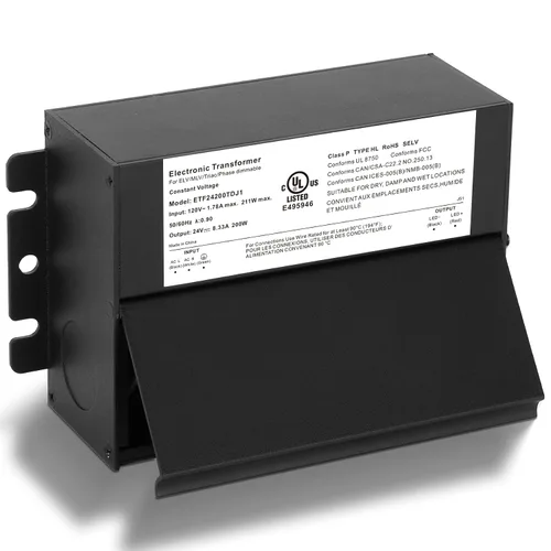 Vista 12 de Controlador LED regulable de 25W, 120V CA a 24V DC transformador