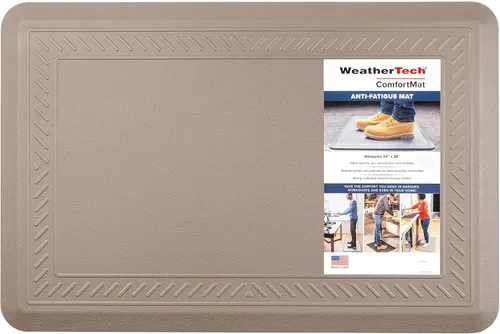 Vista 11 de WeatherTech ComfortMat, Alfombrilla Antifatiga de 61 por 91 Centímetros, Patrón Bordeado, Negro