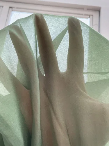 Vista 5 de OYOANGLE Pantalones cargo de malla transparente con cordón en la cintura y bolsillo con solapa para mujer