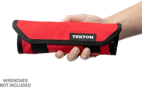 Vista 4 de TEKTON Funda para llave de cabeza angular de 12 herramientas (rojo, 0.315-0.748 in) OTP21201 Fabricado en Estados Unidos