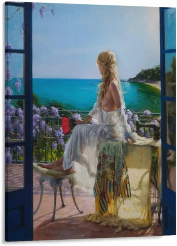 Vista 39 de Vicente Romero Redondo - Póster de pinturas artísticas de pared (32) marcos de fotos, regalos, lienzo, arte de pared, impresiones decorativas