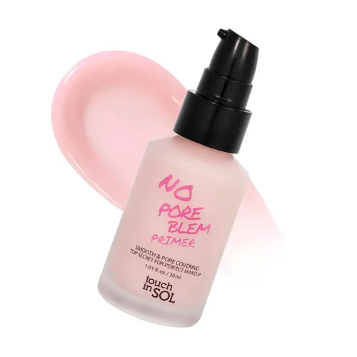 Vista 9 de TOUCH IN SOL Base de base correctora de enrojecimiento, 1.01 onzas líquidas, base de maquillaje de tono verde que minimiza los poros, neutraliza