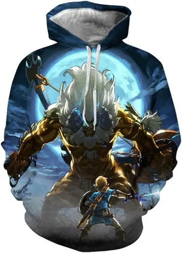 Vista 5 de CHLOBLOM Link - Sudadera con capucha para disfraz de cosplay
