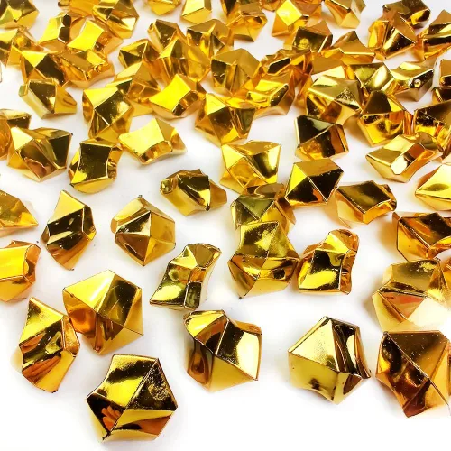 Vista 10 de Rocas de hielo falsas transparentes 700 piezas de diamantes falsos rellenos