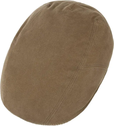Vista 3 de Stetson Gorra plana de pana de algodón suave para hombre, fabricada en la UE