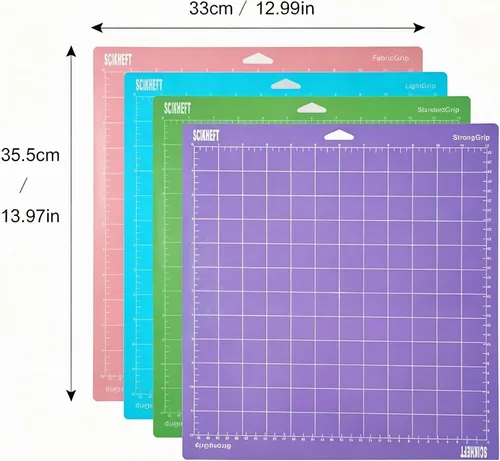 Vista 8 de Alfombrillas de corte de 12 x 12 pulgadas para Cricut Maker 4/Explore 4/Maker 3/Explore 3/Explore Air 2, accesorios de repuesto