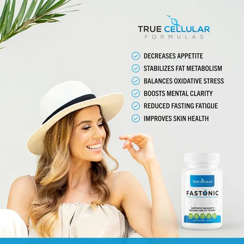 Vista 4 de True Cellular Formulas Fastonic Suplemento de hidrógeno molecular, nivel Elite de porciones H2-60 (60 tabletas) sin OMG, sin gluten, sin soja, ayuno