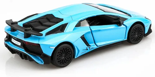 Vista 2 de TOKAXI - Modelos de coches fundidos a presión a escala 1/36 LP750-4 SV, coches de juguete con tracción hacia atrás, regalos de coches para niños