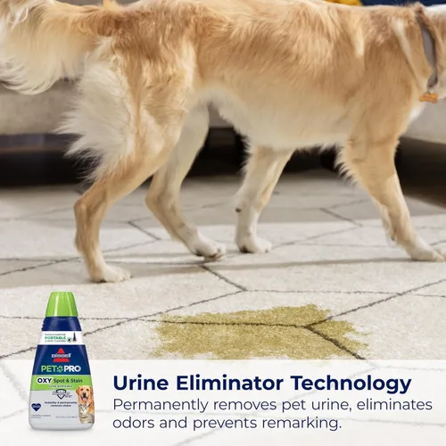Vista 9 de Paquete de limpiador de alfombras portátil Little Green + fórmula PET PRO OXY Spot & Stain Formula, 32 onzas