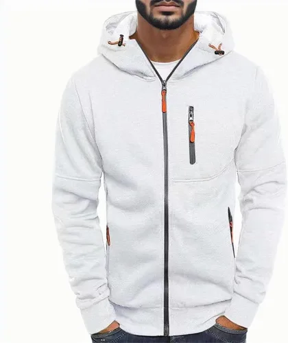 Vista 5 de Fishing Shirts for Men Long Sleeve Cotton Midweight Tops with Hood Athletic Print Graphic Loose Fit Pullover