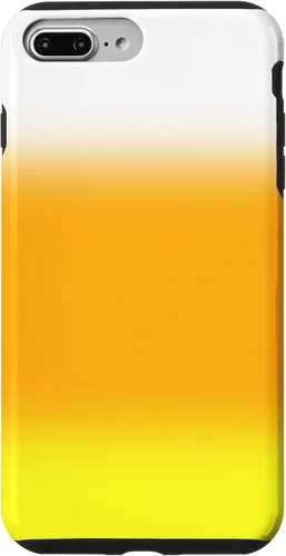 Vista 9 de iPhone 14 Halloween Candy Corn Gradient Naranja Amarillo Blanco Caso