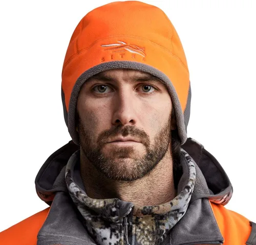Vista 3 de SITKA Gear Stratus Windstopper - Gorro de caza de forro polar aislado para hombre talla única