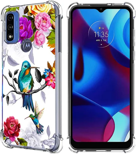 Vista 25 de Funda para Moto G Pure/Moto G Power 2022/Moto G Play 2023, colorida funda protectora de poliuretano termoplástico resistente a los arañazos
