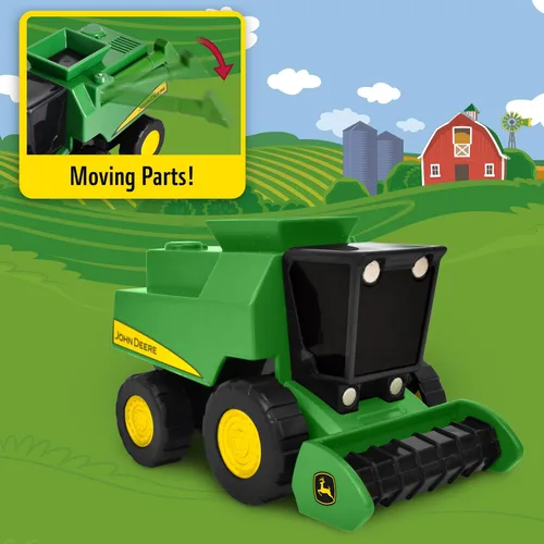 Vista 3 de John Deere Paquete de 5 vehículos agrícolas micro - Piezas móviles y ruedas rodantes - Más de 3 años