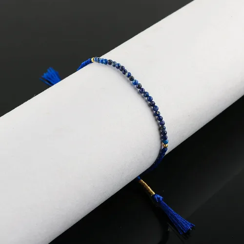 Vista 53 de Thecraftman - Pulsera trenzada de cuentas naturales, cristales energéticos, regalo para ella, pulsera de protección de hilo trenzado de mano