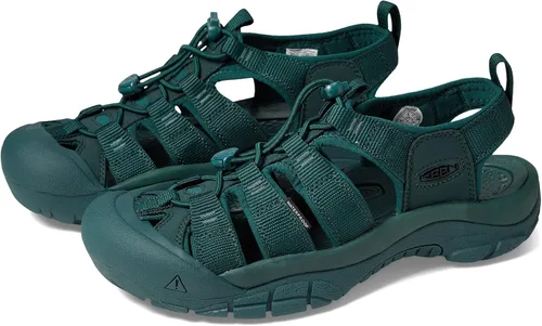 Vista 9 de KEEN Sandalias de agua Newport H2 con punta cerrada para mujer Aleación/cheurón