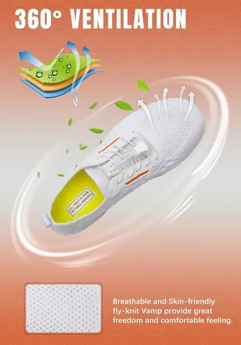 Vista 2 de WateLves Zapatos de agua para hombre y mujer, zapatos de natación para playa, descalzos, atléticos, de secado rápido, calcetines acuáticos