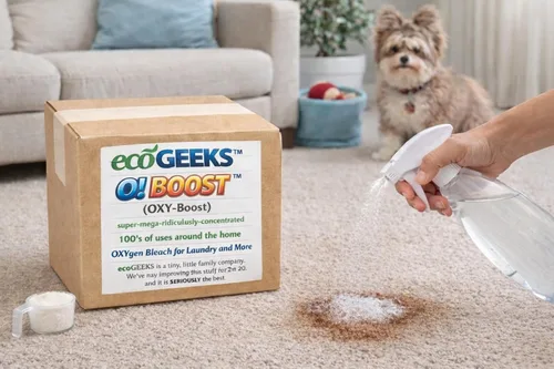 Vista 5 de ecoGEEKS O! Boost (OXY-Boost) Limpiador de blanqueador de oxígeno multiusos 19 libras