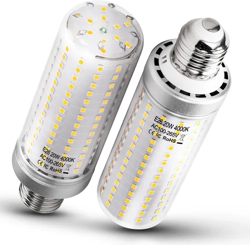 Vista 9 de Heifymi E26 Bombillas LED de Candelabro Equivalentes a 60W, Bombillas LED de Vela E26 de 7W de 750lm, Bombillas Colgantes de Candelabro E26 de 2700K