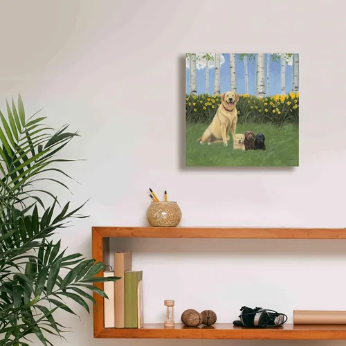 Vista 8 de Epic Graffiti 'Proud Mom' de James Wiens, arte de pared en lienzo, 12 x 12 pulgadas