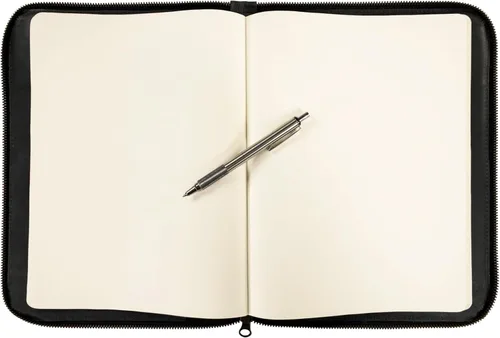 Vista 3 de Hide & Drink, Zippered Journal Cover for Moleskine Notebook, XL Size (7.5 x 9.75 in. Notebook NOT Included) Full Grain Leather, Handmade, Charcoal