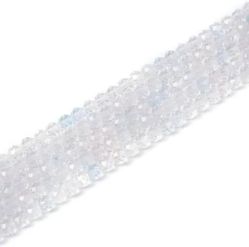 Vista 20 de Cuentas Redondas Facetadas de Ópalo Verde de 4 mm Sueltas de 16 Pulgadas para Hacer Joyas