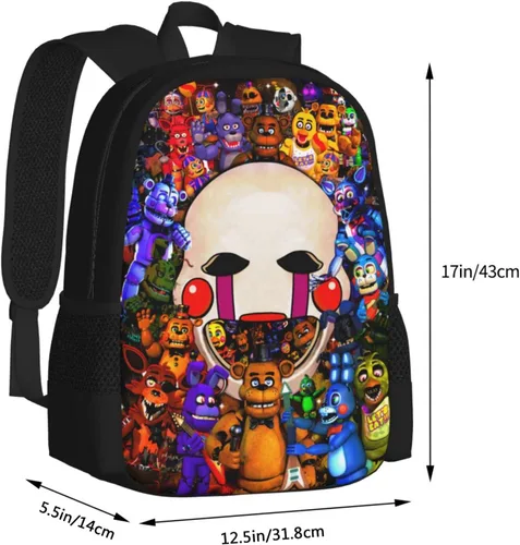 Vista 2 de Cartoon Game Backpack Anime Backpacks 3D Printing Game Backpack Sports Casual Daypacks 17 Inch M-2