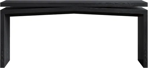 Vista 7 de SSLine Mesa consola de madera de 65 pulgadas, mesas estrechas y largas para sofá detrás del sofá, mesa de entrada para sala de estar, pasillo