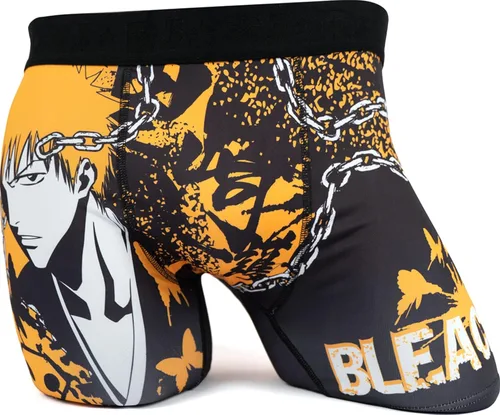 Vista 2 de Ripple Junction Bleach - Calzoncillos tipo bóxer para hombre con estampado Ichigo Splatter