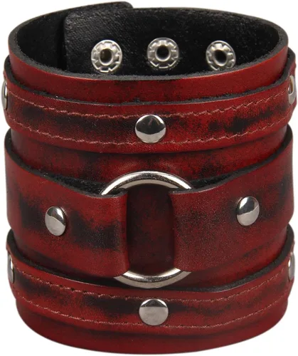 Vista 42 de Jeilwiy Pulseras de cuero punk para hombres, pulseras hechas a mano, brazalete ancho, joyería trenzada, color negro y marrón, ajustable, regalos
