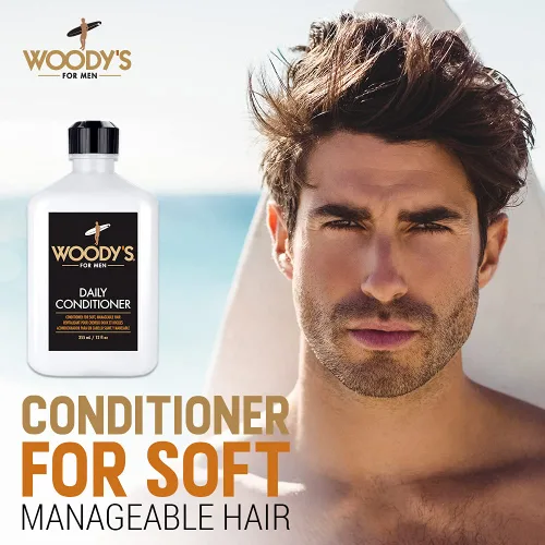 Vista 3 de Woody's acondicionador de uso diario para hombre