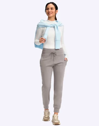 Vista 22 de G Gradual Pantalones deportivos con forro polar para mujer, de cintura alta, resistentes al agua, térmicos, para invierno, correr, senderismo