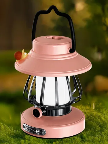 Vista 13 de Juego de luces de campamento para niños, linterna recargable y linterna frontal con sensor de movimiento con carga USB-C, luz nocturna regulable