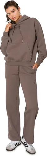 Vista 14 de Cali1850 Cloud Nine - Sudadera con capucha de forro polar para mujer, ajuste relajado, capucha de doble capa, puños y dobladillo acanalados