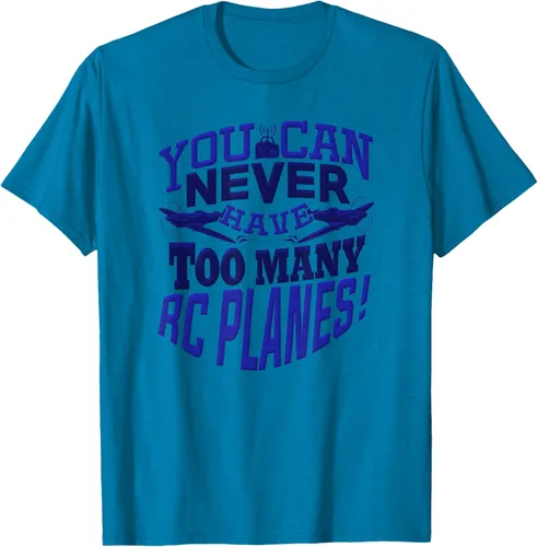 Vista 6 de RC Plane You Can Never Have Too Many RC Aviones Hobby Lover - Camiseta, gris, S
