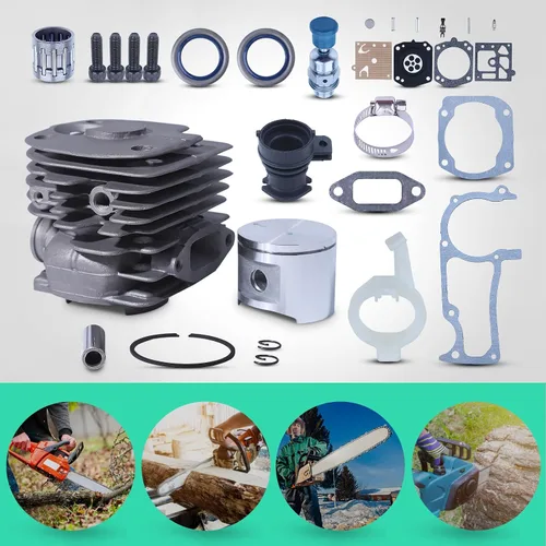 Vista 7 de Adefol Kit de pistón de cilindro de 2.047 in para Husqvarna 372XP 371 365 362 375K Motosierra de agujero grande reemplazar piezas 503 93 93 72