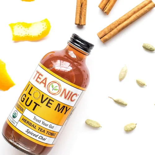 Vista 4 de TEAONIC I Love My Paquete variado, tónico de té desintoxicante, té de limón y jengibre, té de hibisco, certificado por USDA, vegano, sin gluten, sin