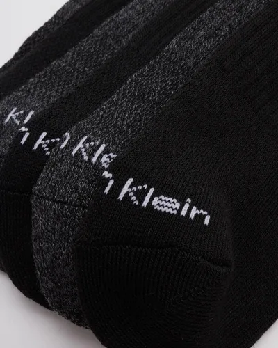 Vista 108 de Calvin Klein Calcetines para hombre, mezcla de algodón, acolchados, sin talla, forro de calcetines atléticos (6 unidades)