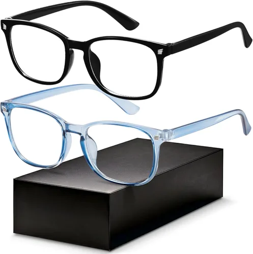 Vista 14 de Gaoye Eyewear Frames for Men - Blue Light Blocking Square Glasses, Anti UV Ray Computer Gaming, Blue Blockers for Women